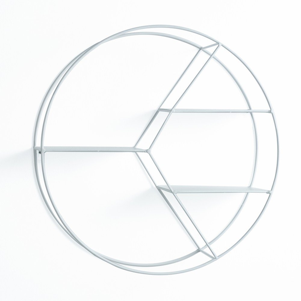 Fehér többszintes fém fali polc 45 cm Sorbo – Tomasucci