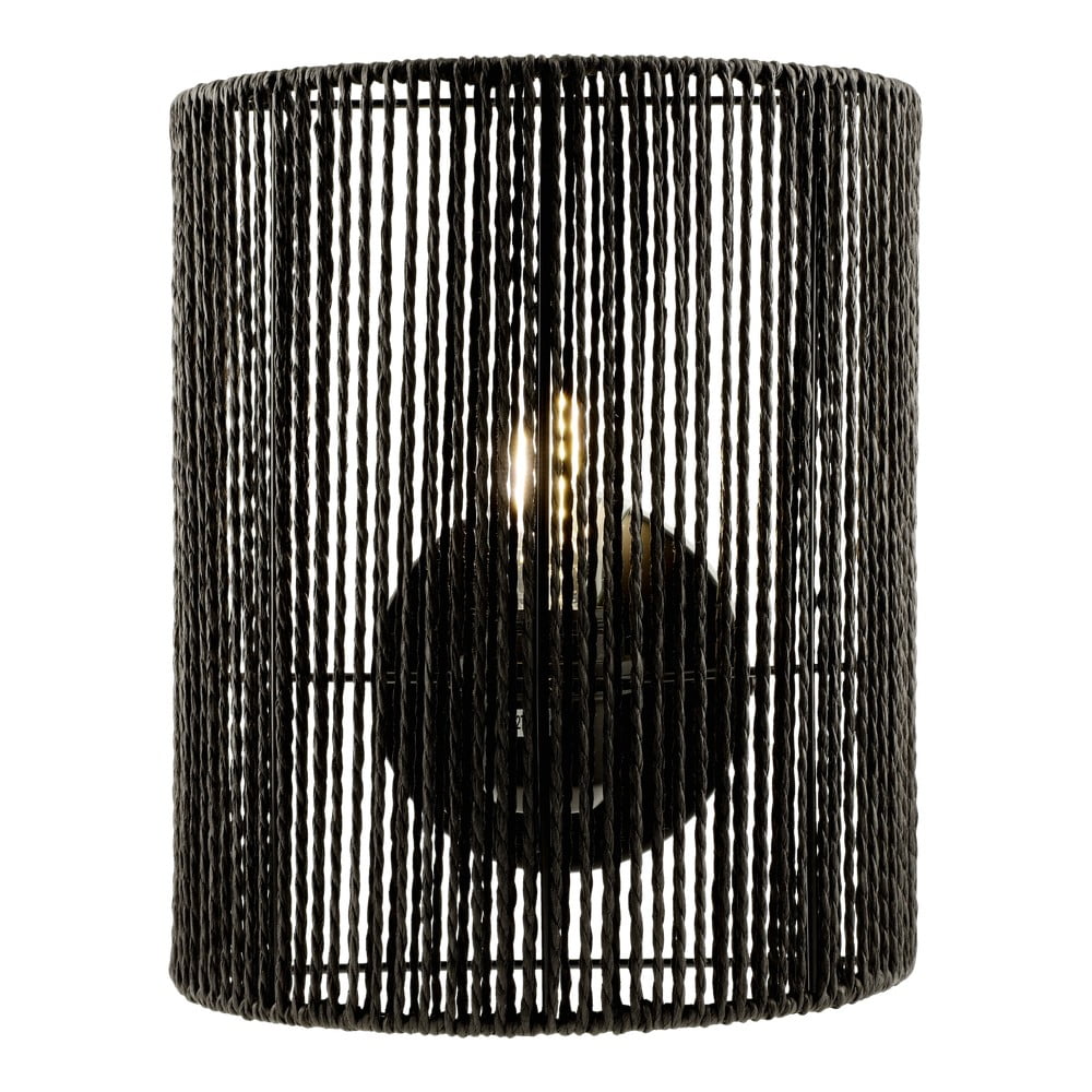 Fekete fali lámpa Foresto – GTV