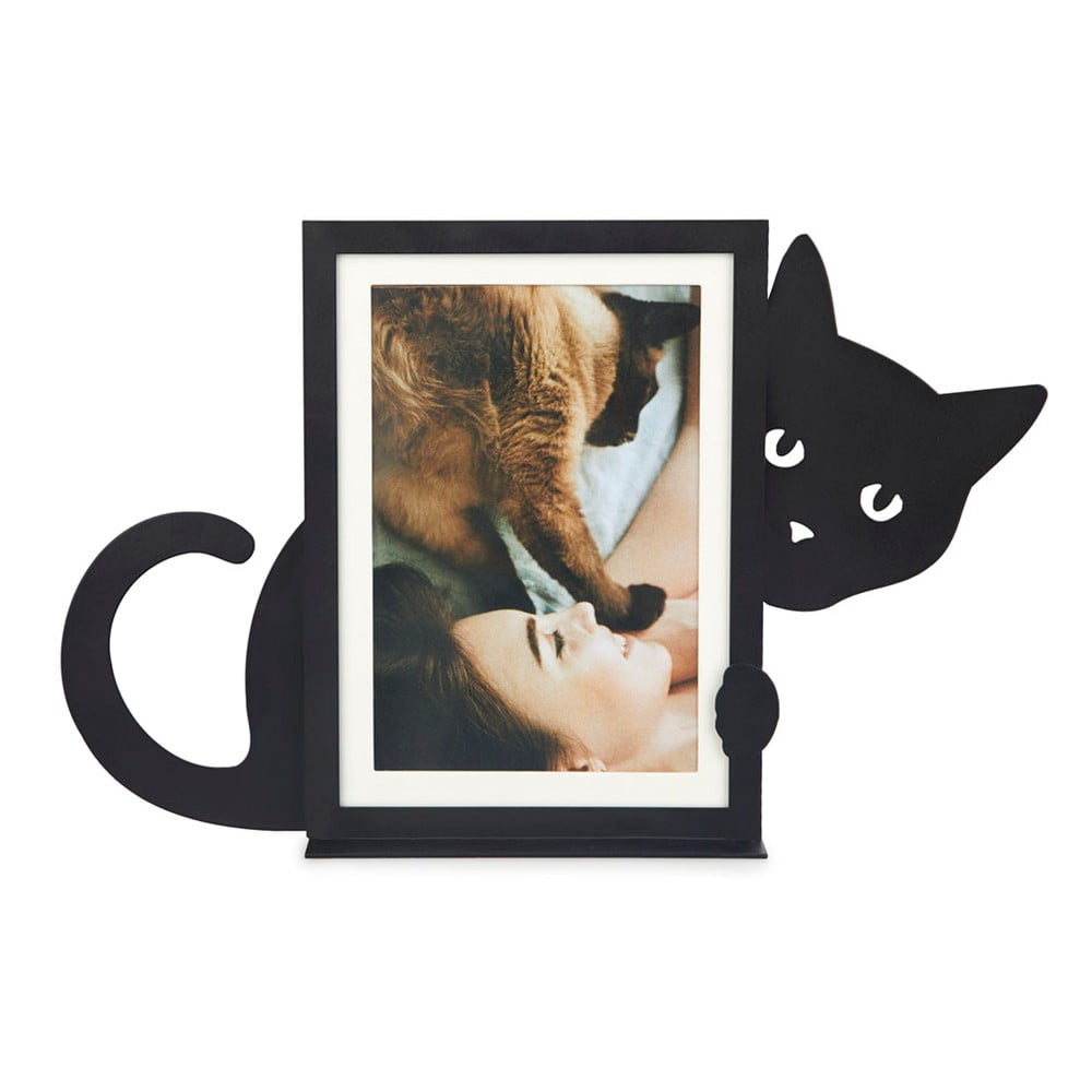 Fekete fém álló képkeret 31x19