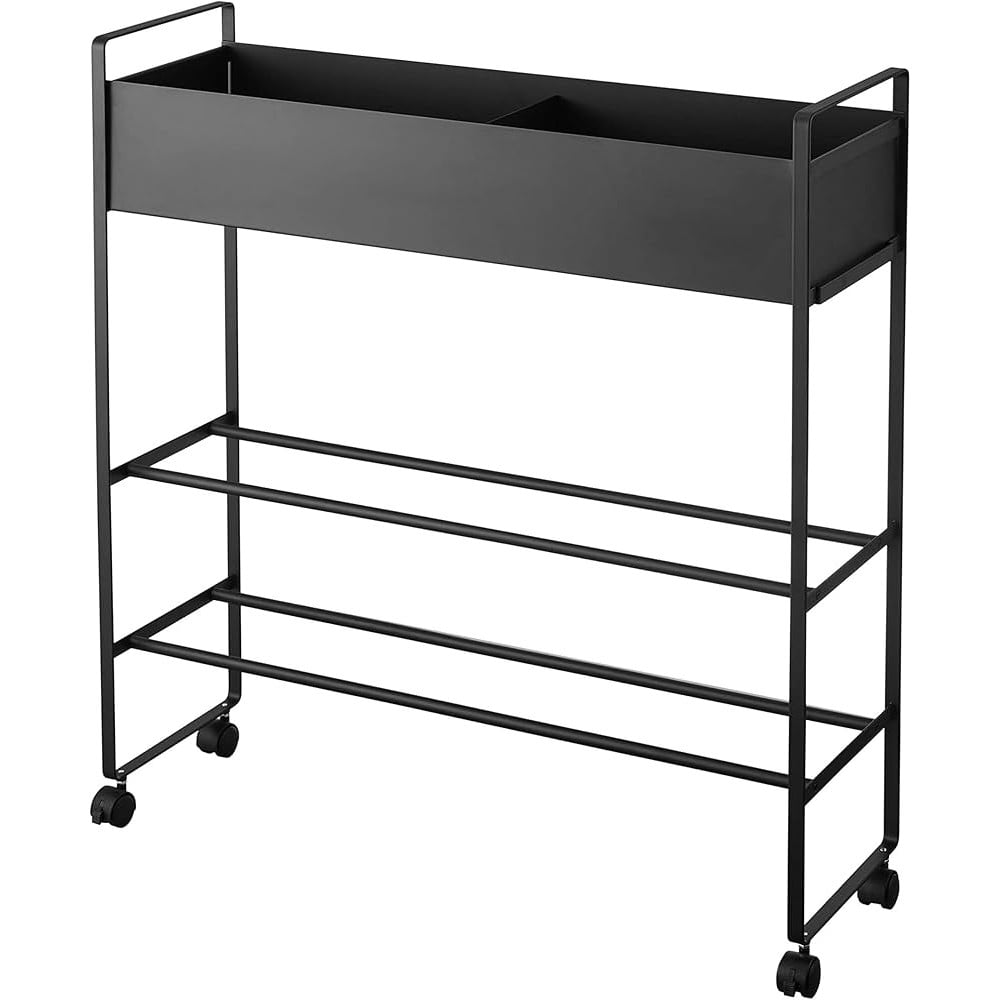 Fekete fém gyerek cipőtartó 74