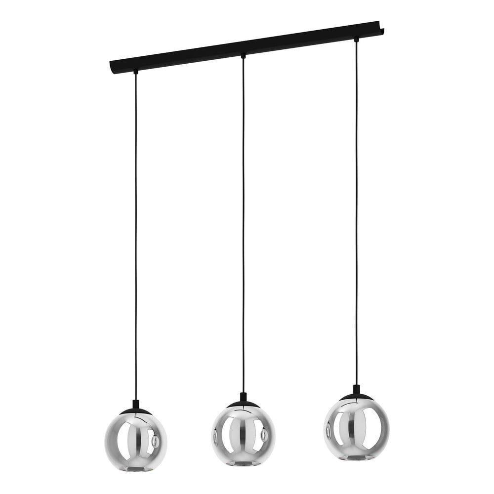 Fekete függőlámpa üveg búrával ARISCANI – EGLO