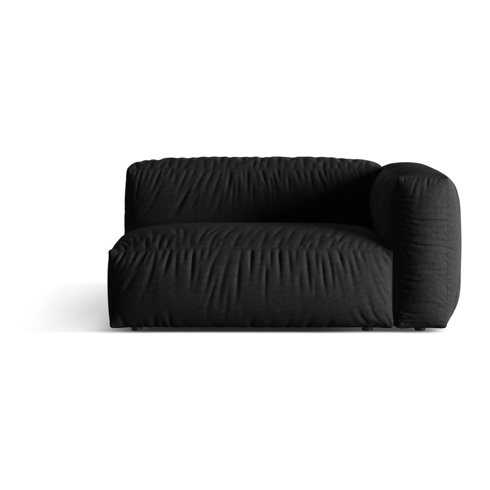 Fekete kanapé modul (jobb oldali) Martina – Micadoni Home