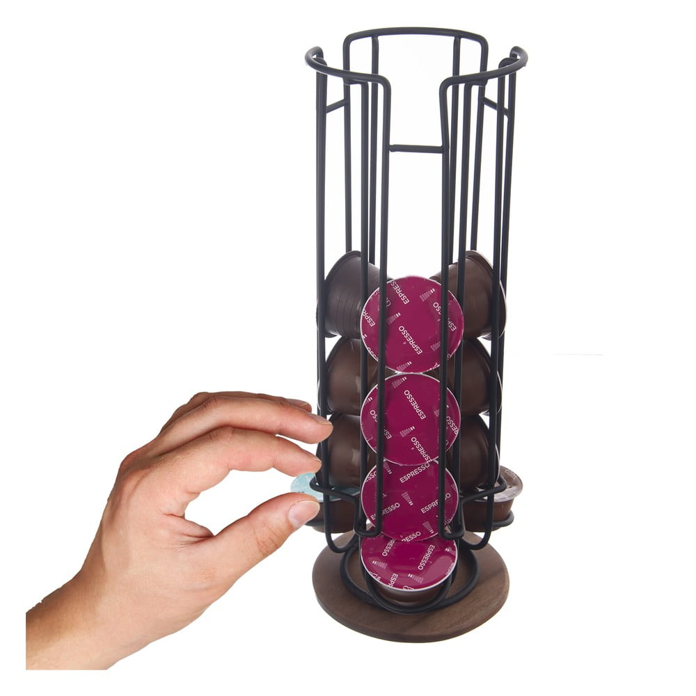 Fekete kávékapszula tartó Radka – Orion