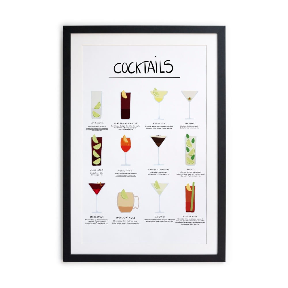 Kép 40x60 cm Cocktail – Really Nice Things