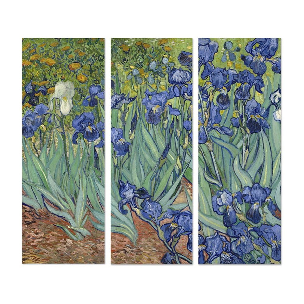 Kép szett 3 db-os 20x50 cm Vincent van Gogh – Wallity