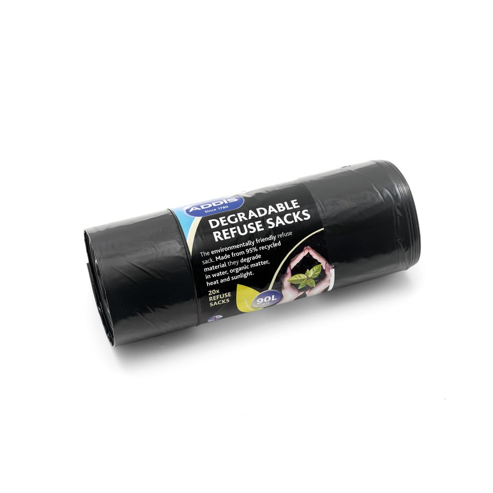 Komposztálható szemeteszsák készlet 20 db-os 90 l – Addis