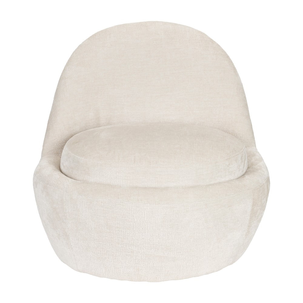 Krémszínű fotel Nash – White Label