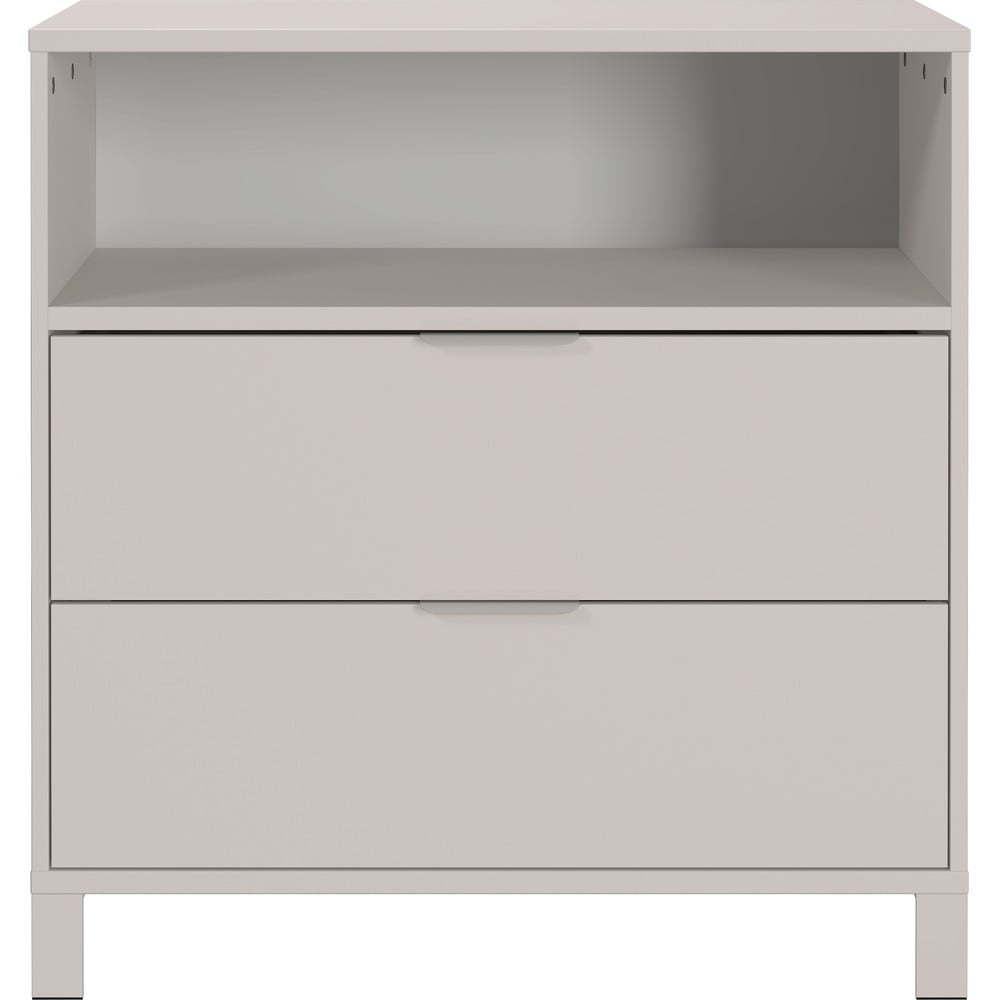 Krémszínű gyerek komód 89x92x54 cm Alkmaar – Germania