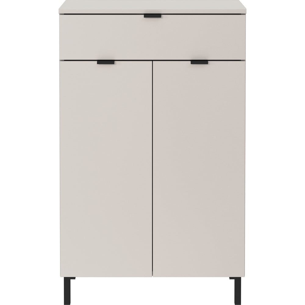 Krémszínű magas fürdőszoba szekrény 60x97 cm Arcena – Germania