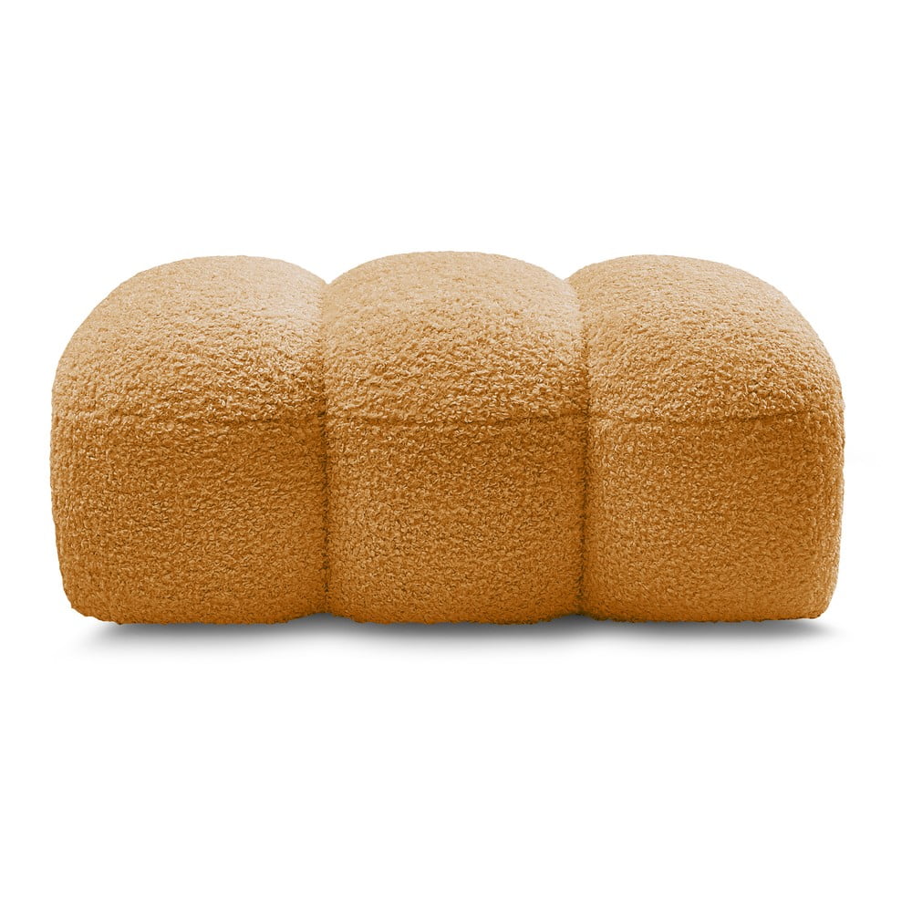 Mustársárga buklé lábtartó Hippolyte – Bobochic Paris