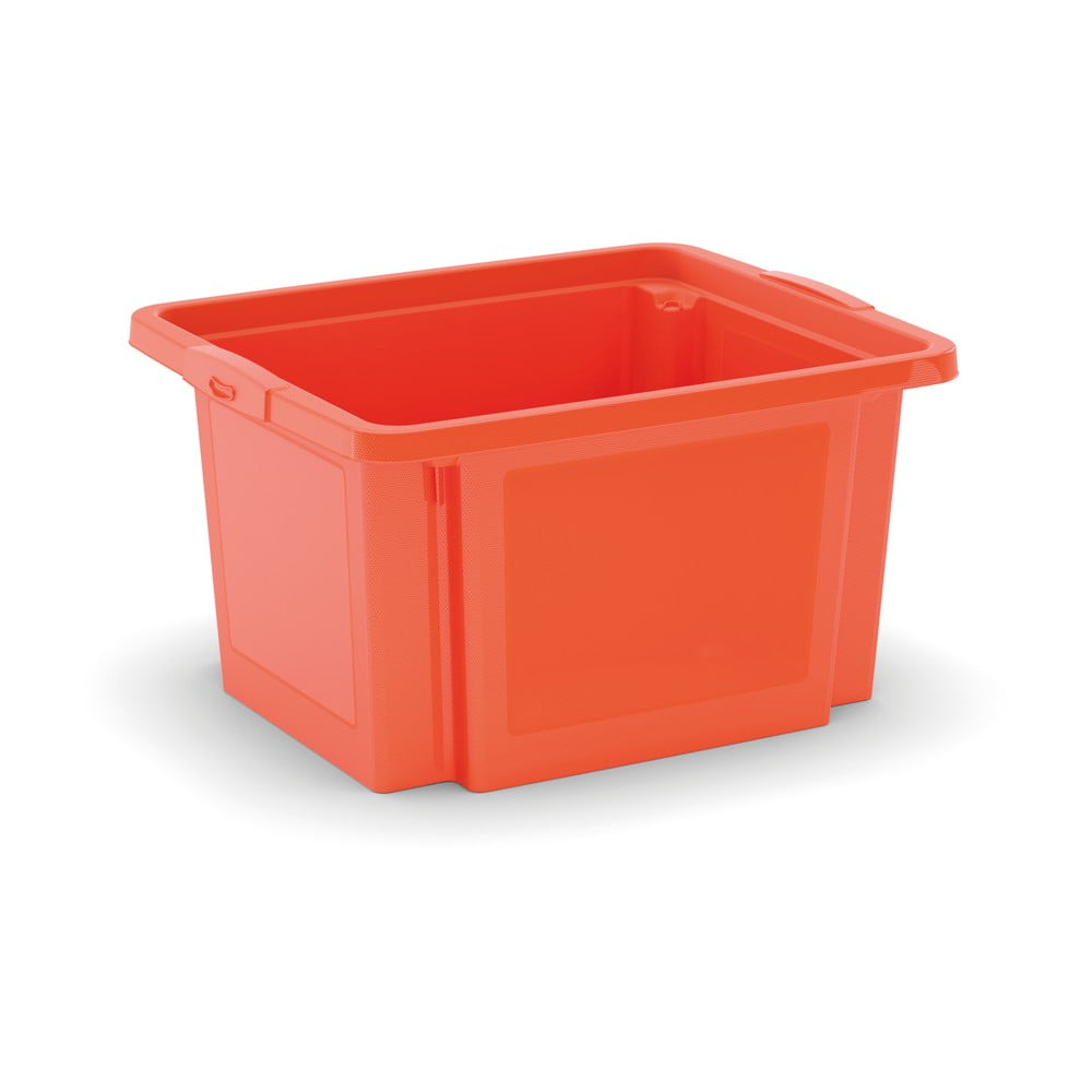 Narancssárga műanyag tárolódoboz 42x35x23 cm H-Box S – KIS