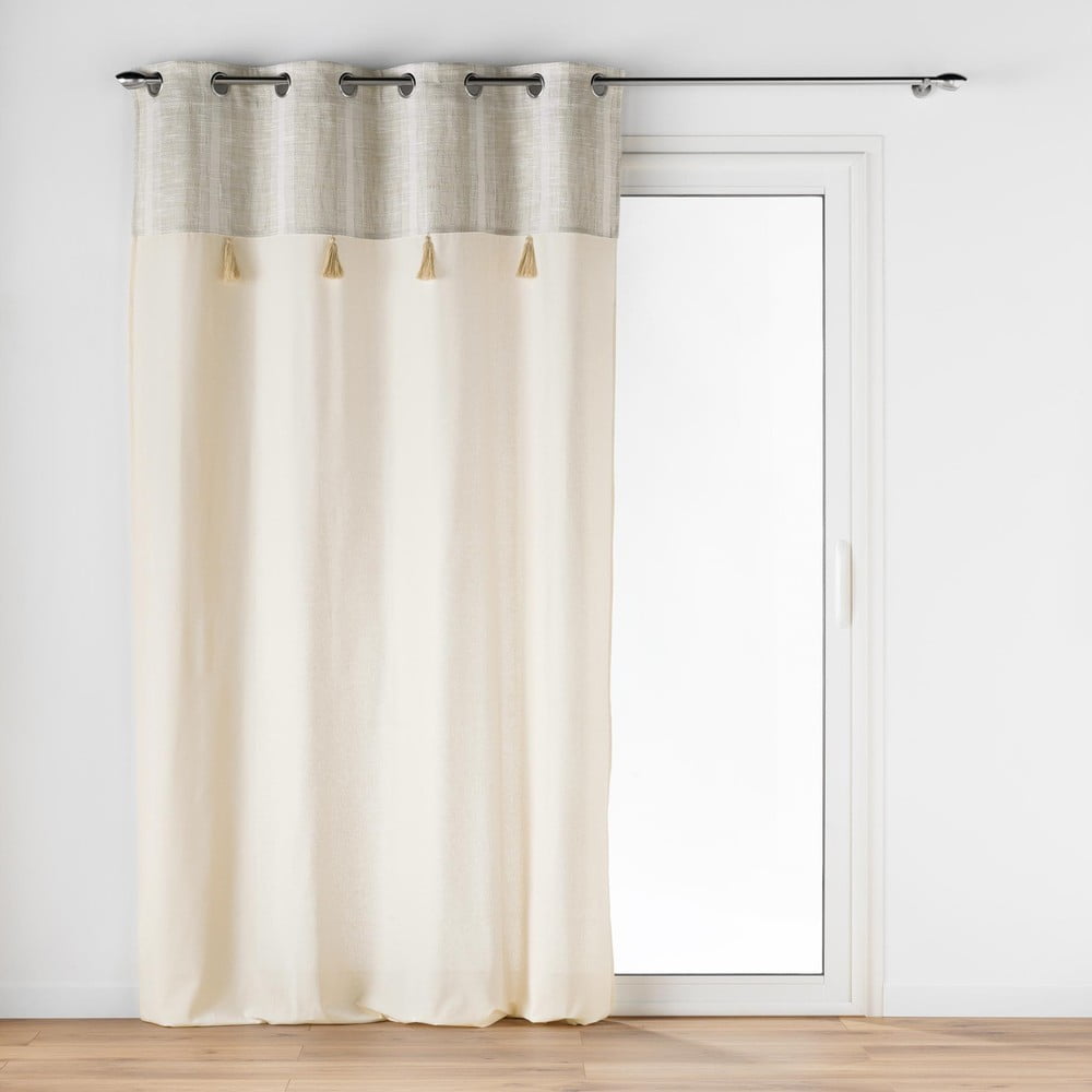 Natúr színű függöny 140x240 cm Island – douceur d'intérieur