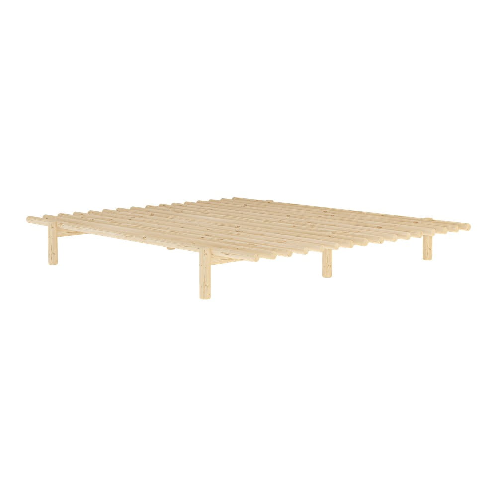Norovi fenyő franciaágy ágyráccsal 180x200 cm Pace – Karup Design