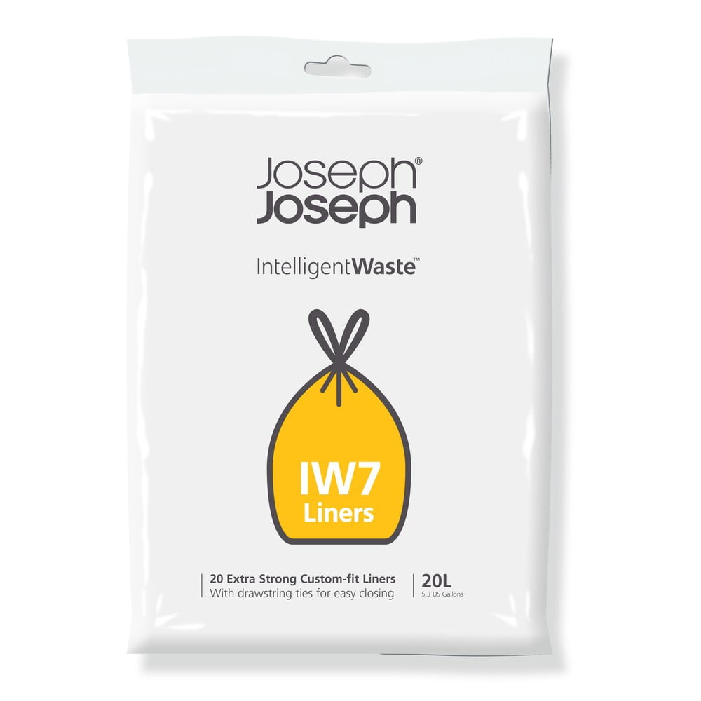 Összehúzható szemeteszsák készlet 20 db-os 20 l IntelligentWaste IW7 – Joseph Joseph