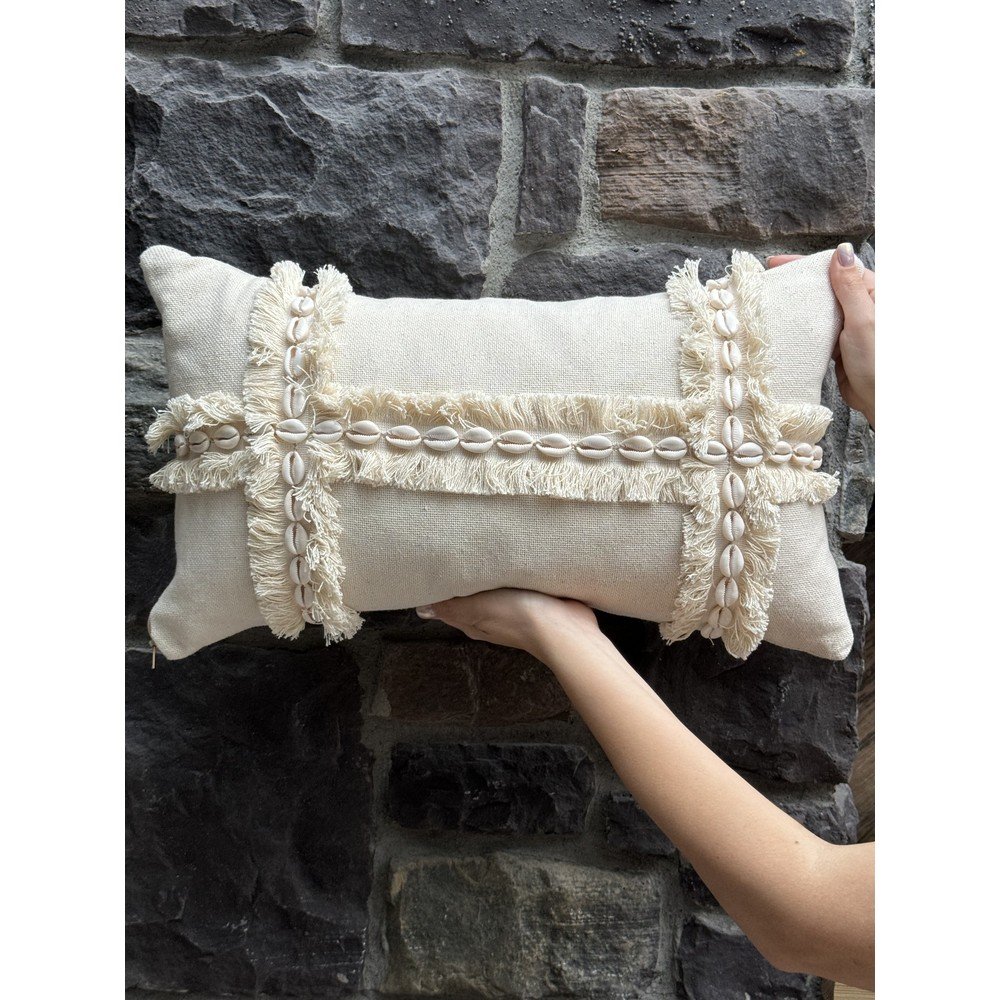 Pamut párnahuzat 30x50 cm Seashells – Mioli Decor