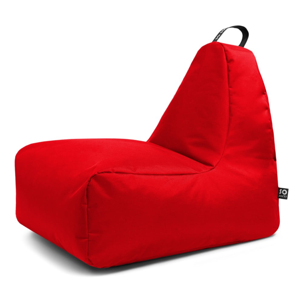 Piros babzsákfotel Chill L – So Soft?