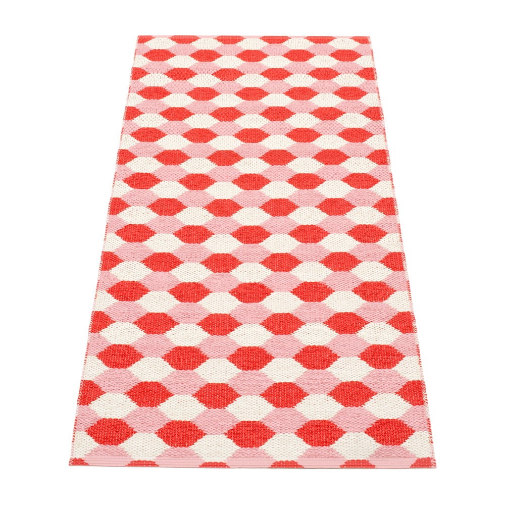 Piros kültéri-beltéri futószőnyeg 70x160 cm Dana Coral – Pappelina