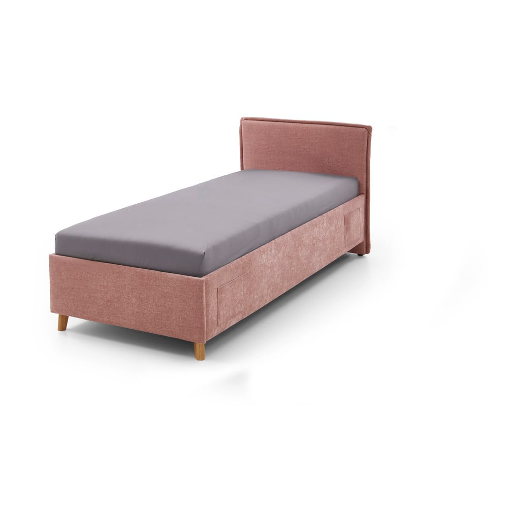 Rózsaszín gyerekágy tárolóhellyel 90x200 cm Fun – Meise Möbel