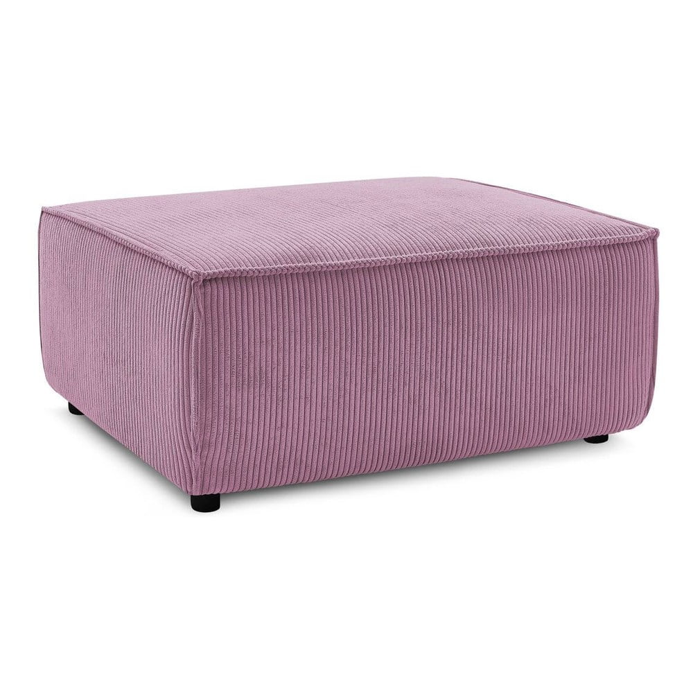 Rózsaszín kordbársony puff Nihad – Bobochic Paris