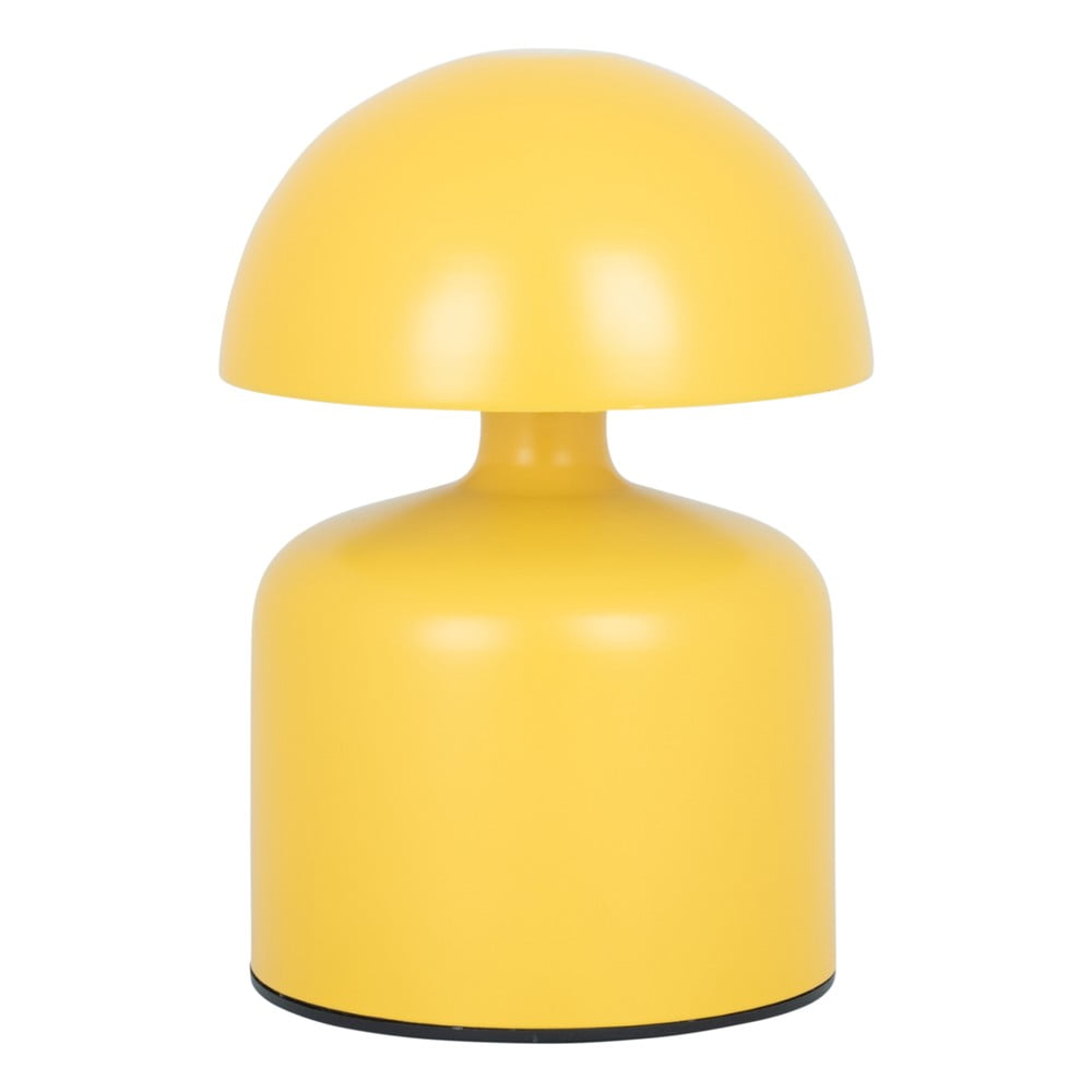 Sárga asztali lámpa fém búrával (magasság 15 cm) Impetu – Leitmotiv