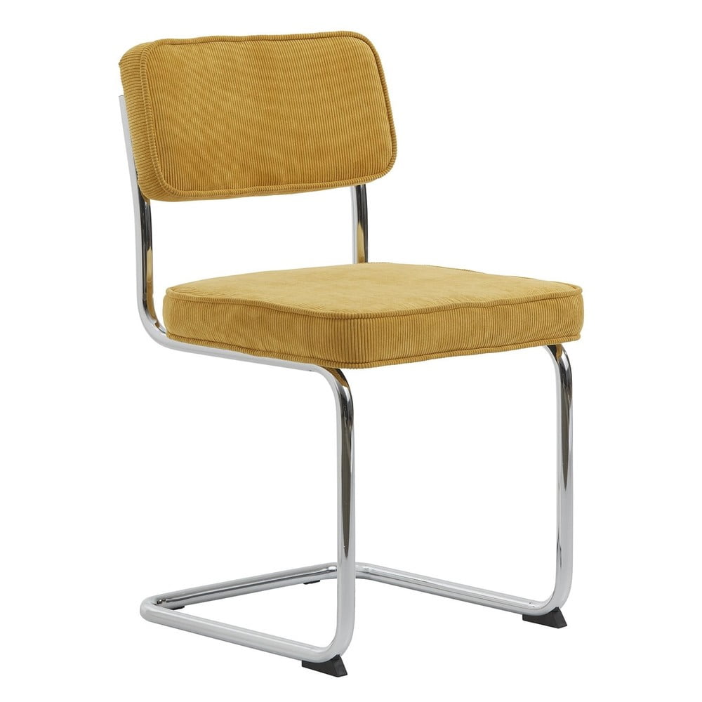 Sárga kordbársony étkezőszék Rupert – Unique Furniture