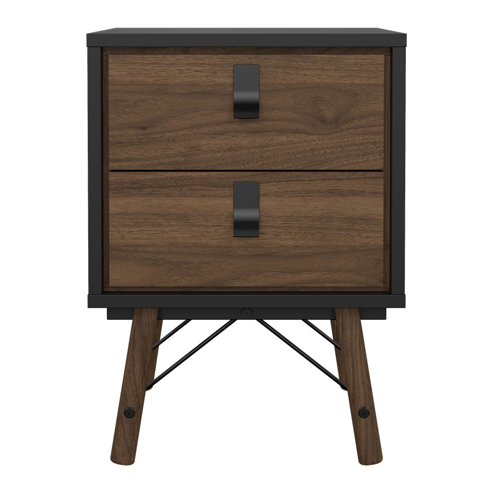 Sötétbarna éjjeliszekrény Ry – Tvilum