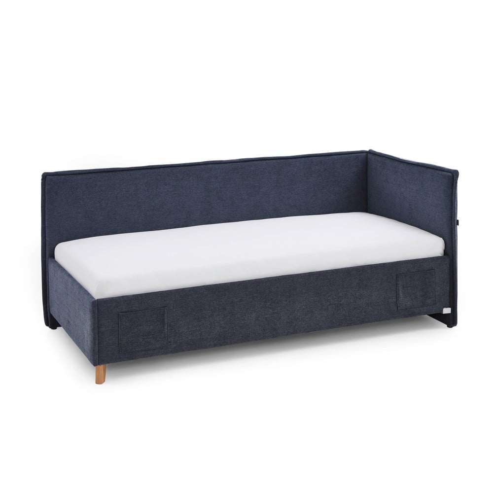 Sötétkék sarok gyerekágy 90x200 cm Fun – Meise Möbel