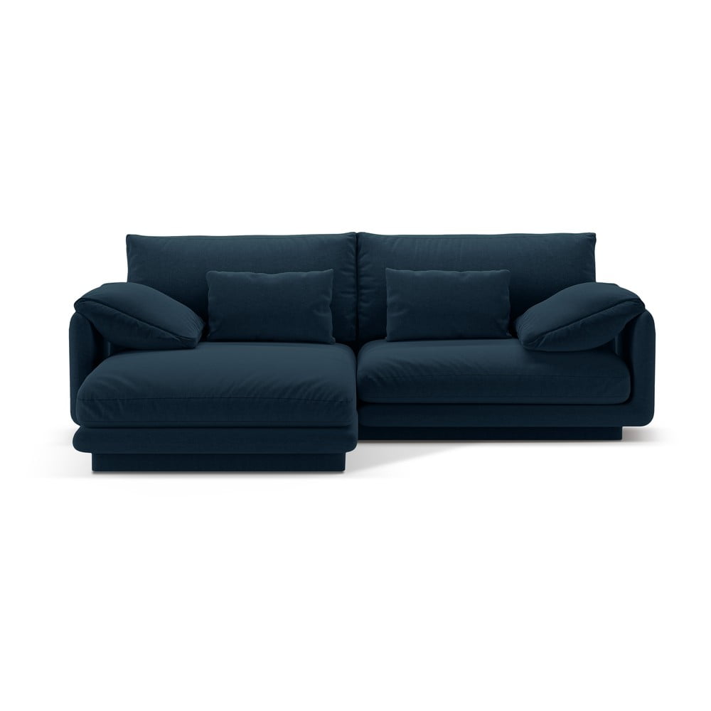 Sötétkék sarokkanapé (bal oldali) Torino – Micadoni Home