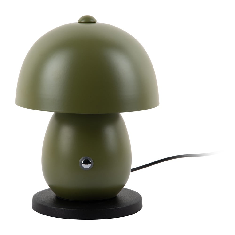 Sötétzöld LED asztali lámpa fém búrával (magasság 18 cm) Mono LED – Leitmotiv