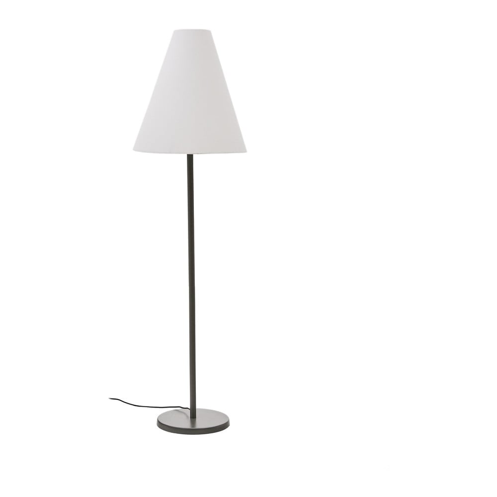 Sötétzöld állólámpa textil búrával (magasság 153 cm) Navat – Kave Home