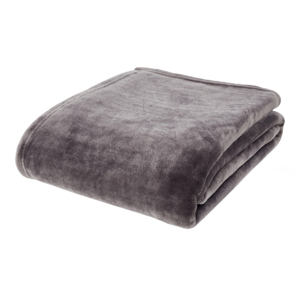 Szürke ágytakaró 200x240 cm Raschel – Catherine Lansfield