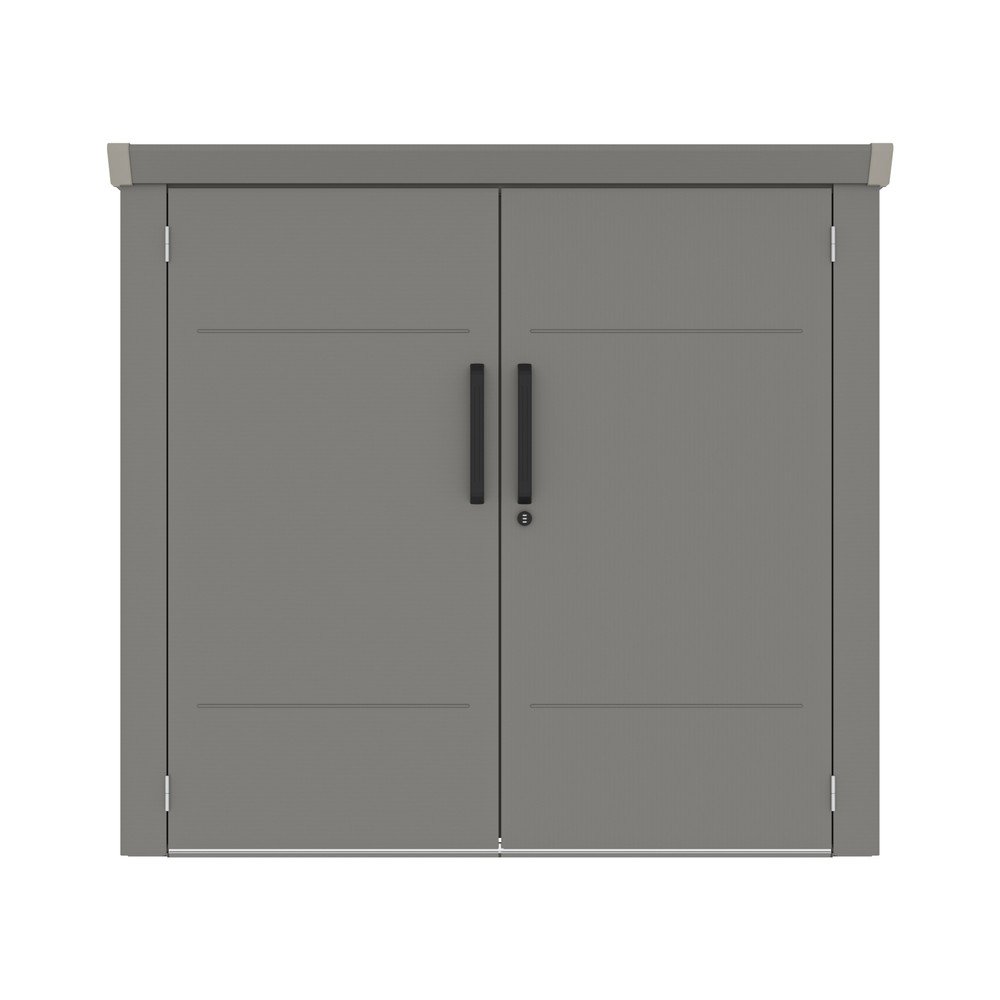 Szürke kerti szekrény Avocado B – Rojaplast