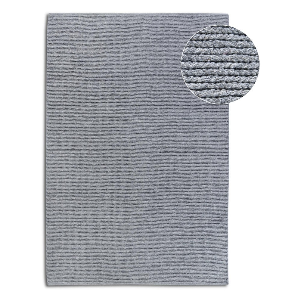 Szürke kézi szövésű gyapjú szőnyeg 120x170 cm Francois – Villeroy&Boch