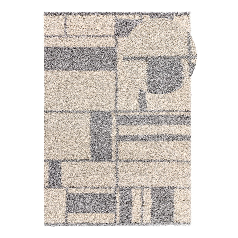 Szürke-krémszínű szőnyeg 133x190 cm Helia – Universal