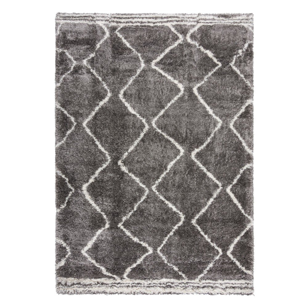 Szürke szőnyeg 200x290 cm Riad Berber – Flair Rugs