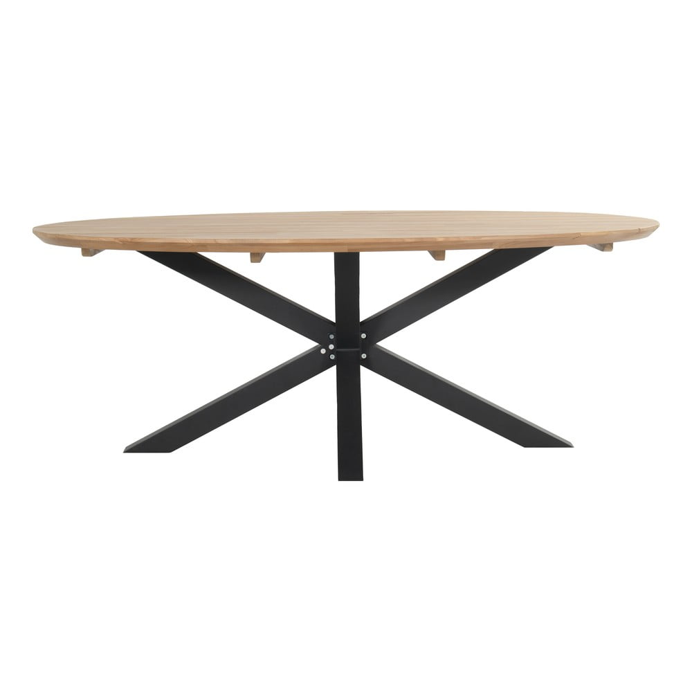 Teakfa kerti étkezőasztal 120x200 cm Stephanie – Hartman