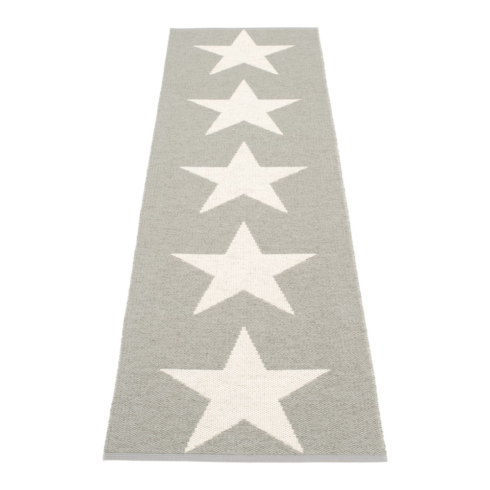 Világosszürke kültéri-beltéri futószőnyeg 70x250 cm Viggo Warm Grey – Pappelina