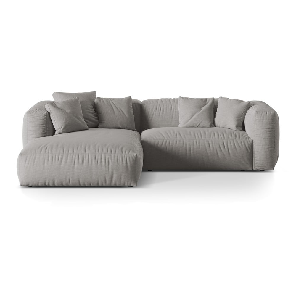 Világosszürke moduláris sarokkanapé (bal oldali) Martina – Micadoni Home