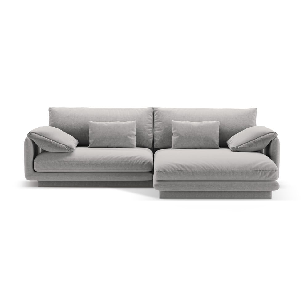 Világosszürke sarokkanapé (jobb oldali) Torino – Micadoni Home