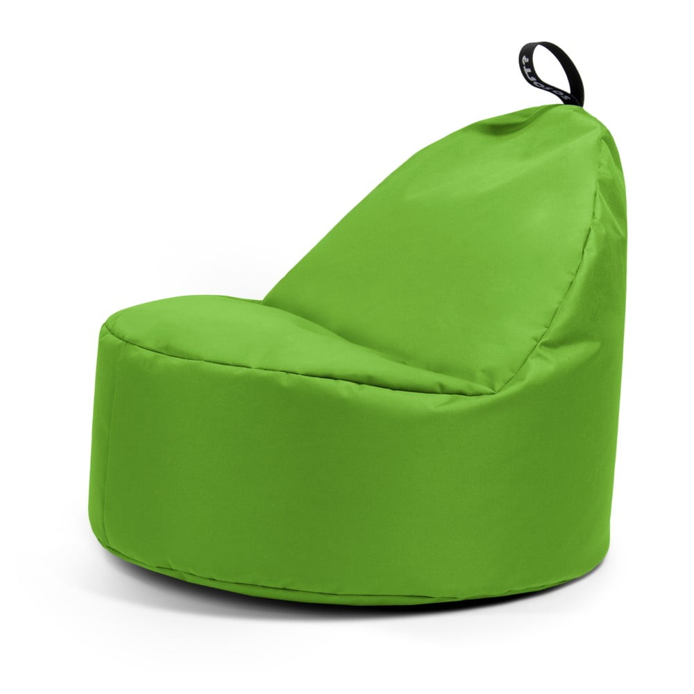 Zöld babzsákfotel Round L – So Soft?
