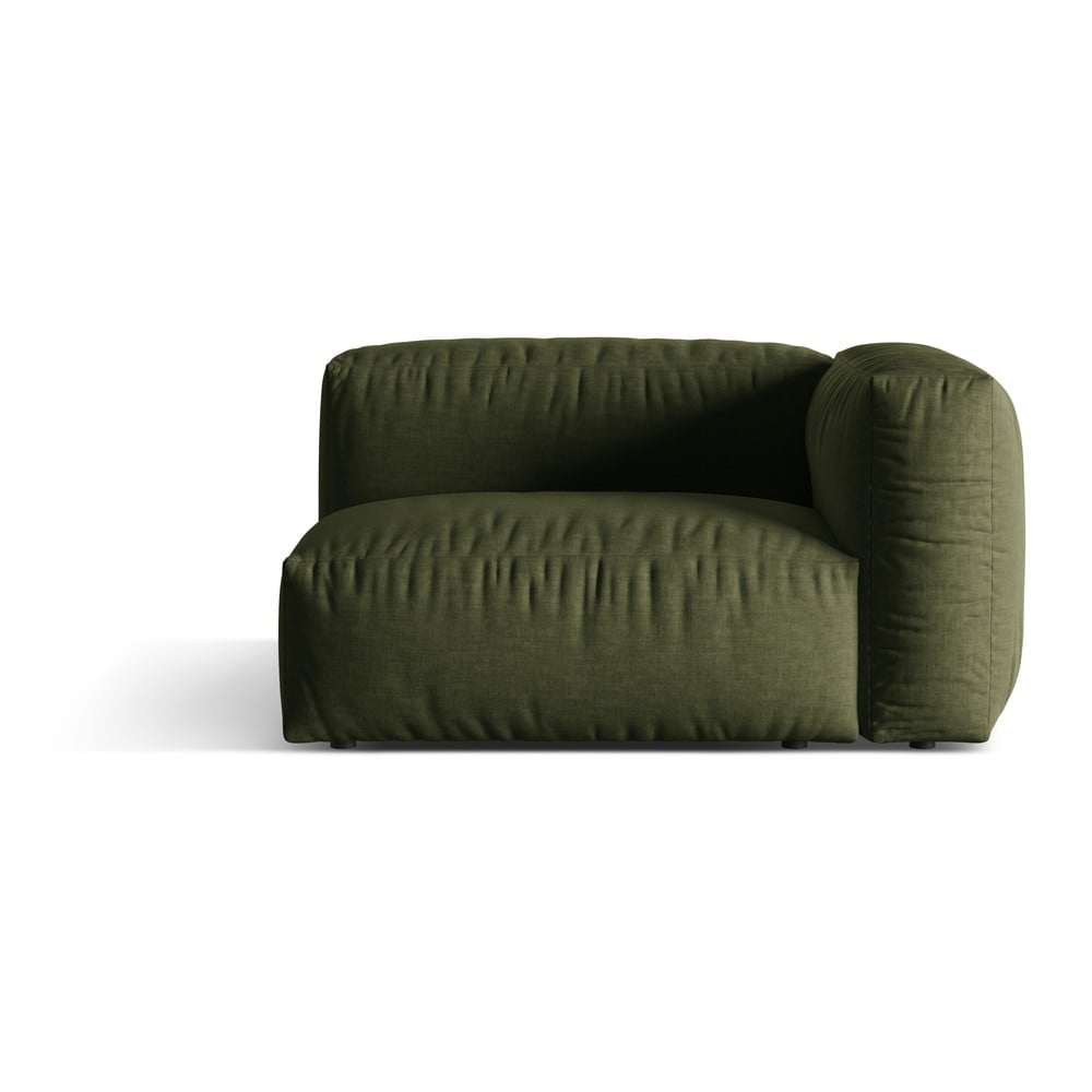 Zöld kanapé modul (jobb oldali) Martina – Micadoni Home