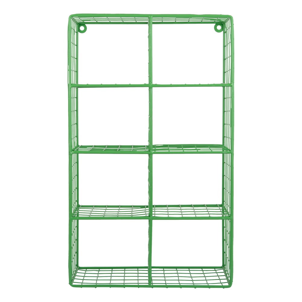 Zöld többszintes acél fali polc 30 cm Reja – PT LIVING